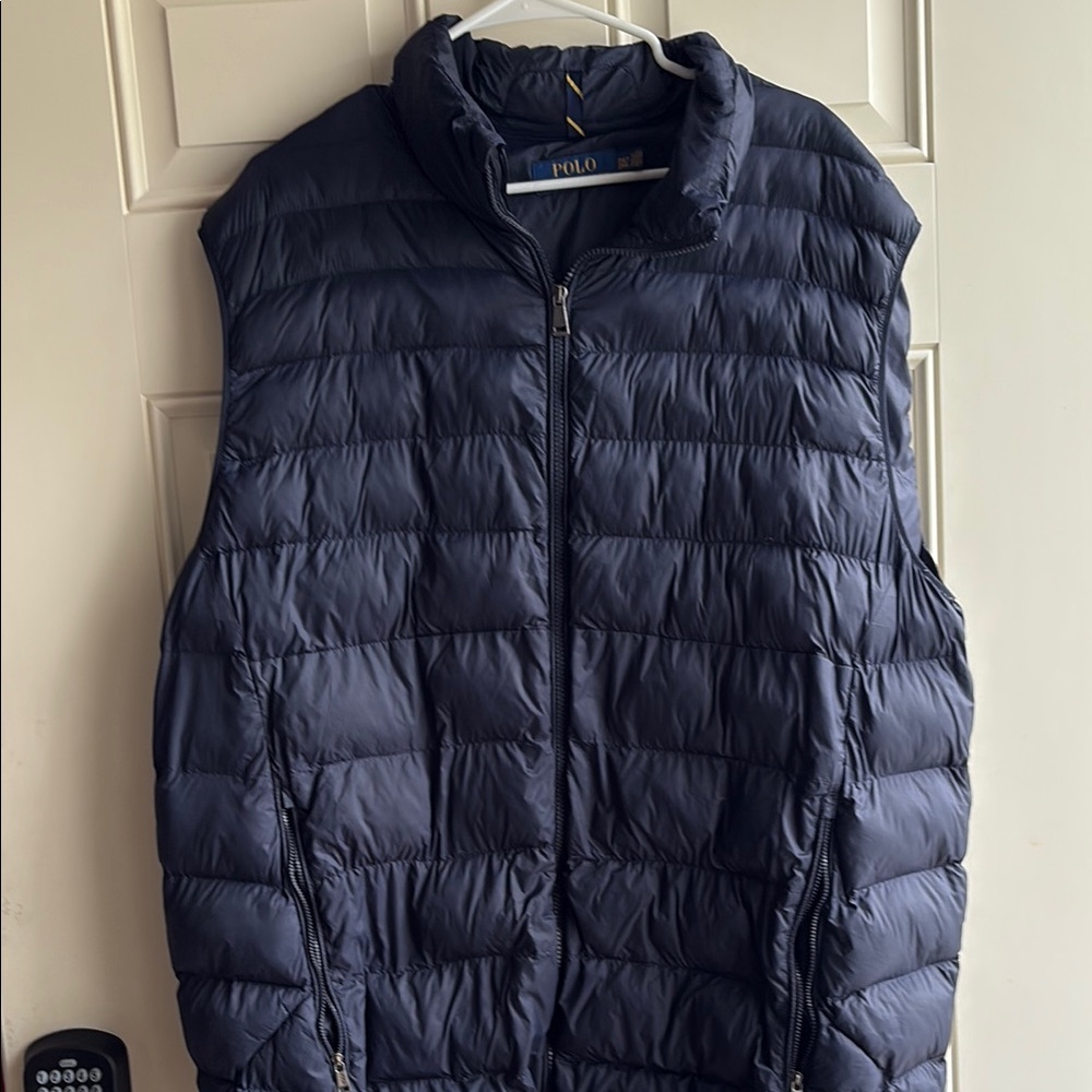 Polo by Ralph Lauren Blue Quilted Puffer Vest